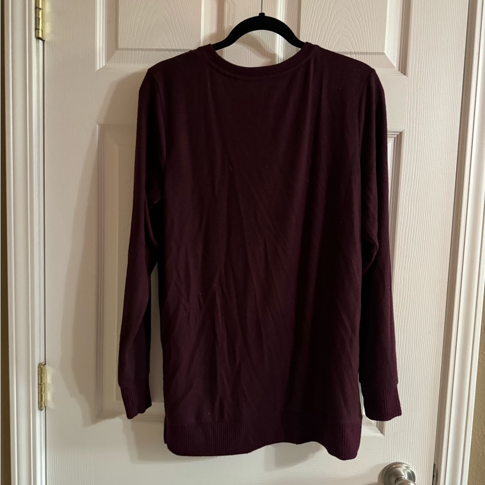 Lucky Brand plum sweater